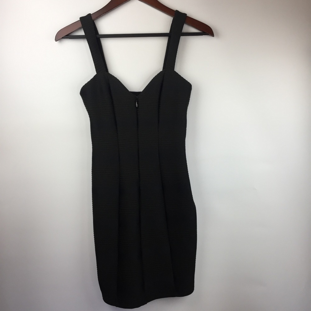 BEBE Womens XS Bandage Dress Side Cutout Bodycon